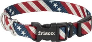 Frisco Patterned American Flag Dog Collar