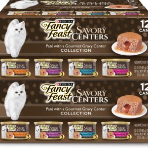 Fancy Feast Savory Centers Variety Pack Canned Cat Food