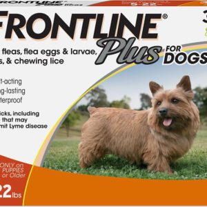 Frontline Plus Flea & Tick Small Breed Dog Treatment, 5- 22 lbs​