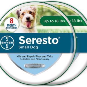 Seresto 8 Month Flea & Tick Prevention Collar for Small Dogs​